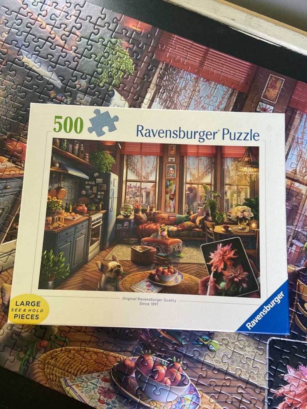 Ravensburger 500-Piece Cozy Boho Studio Puzzle (2024) 🎨 Olga